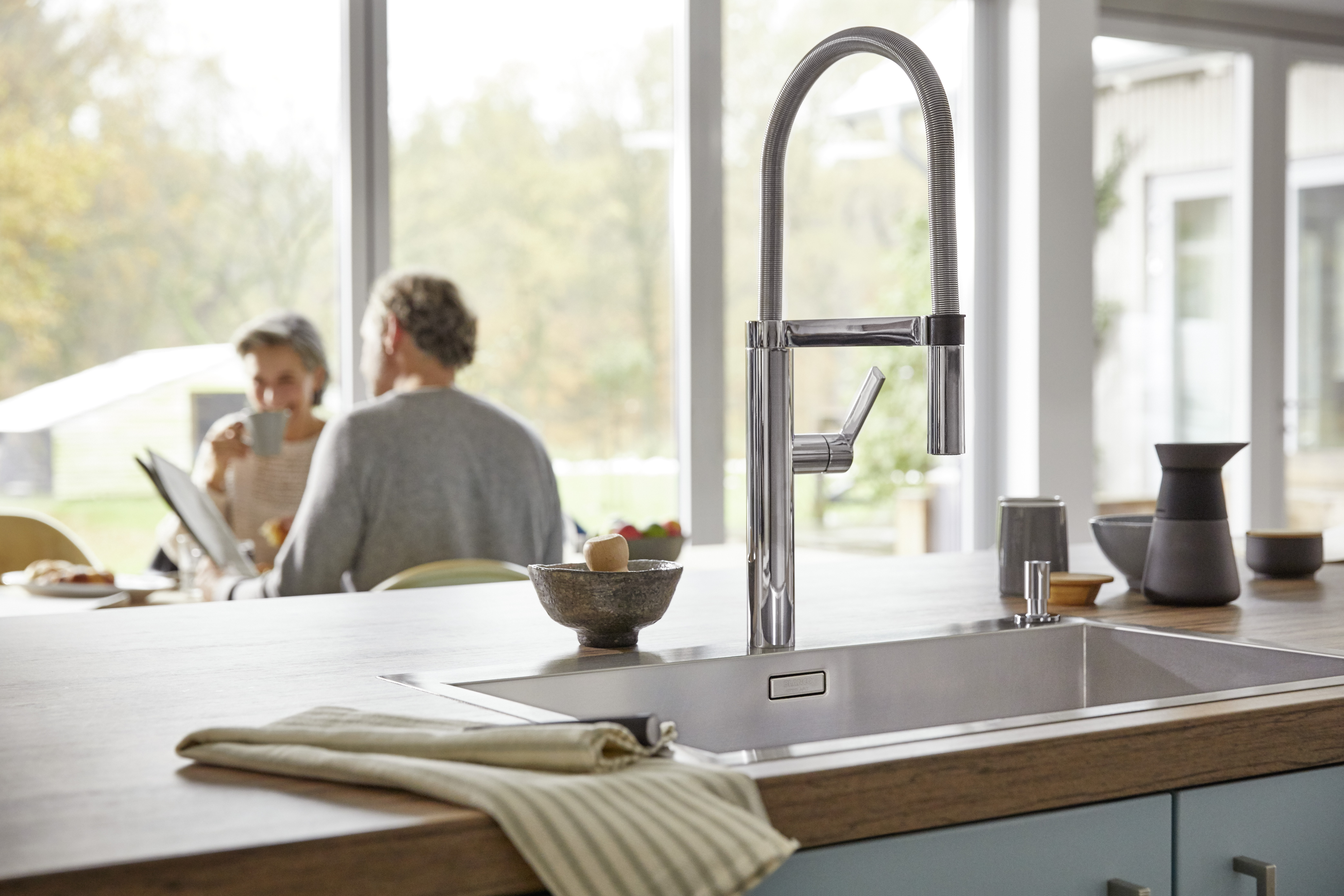 flushmount Stainless steel sink